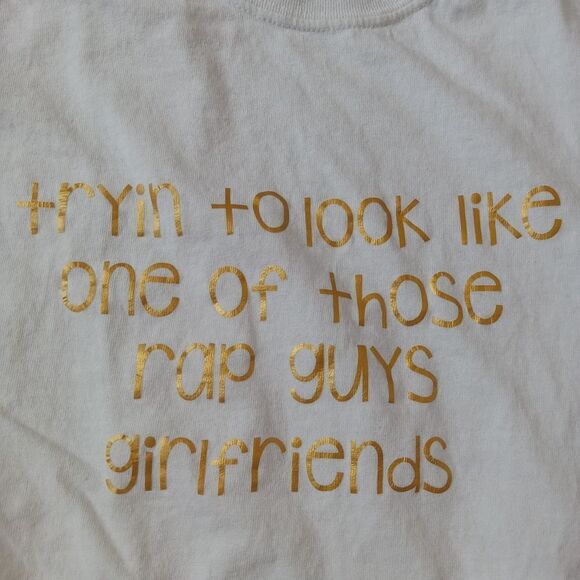 Gildan White Heat Pressed Graphic Print Unisex Short Sleeve T-Shirt Adult Small - Picture 5 of 7